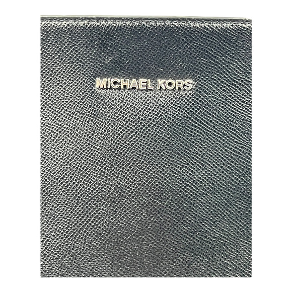 Michael Kors Large Black Leather Voyager Tote NWOT - Picture 2 of 10